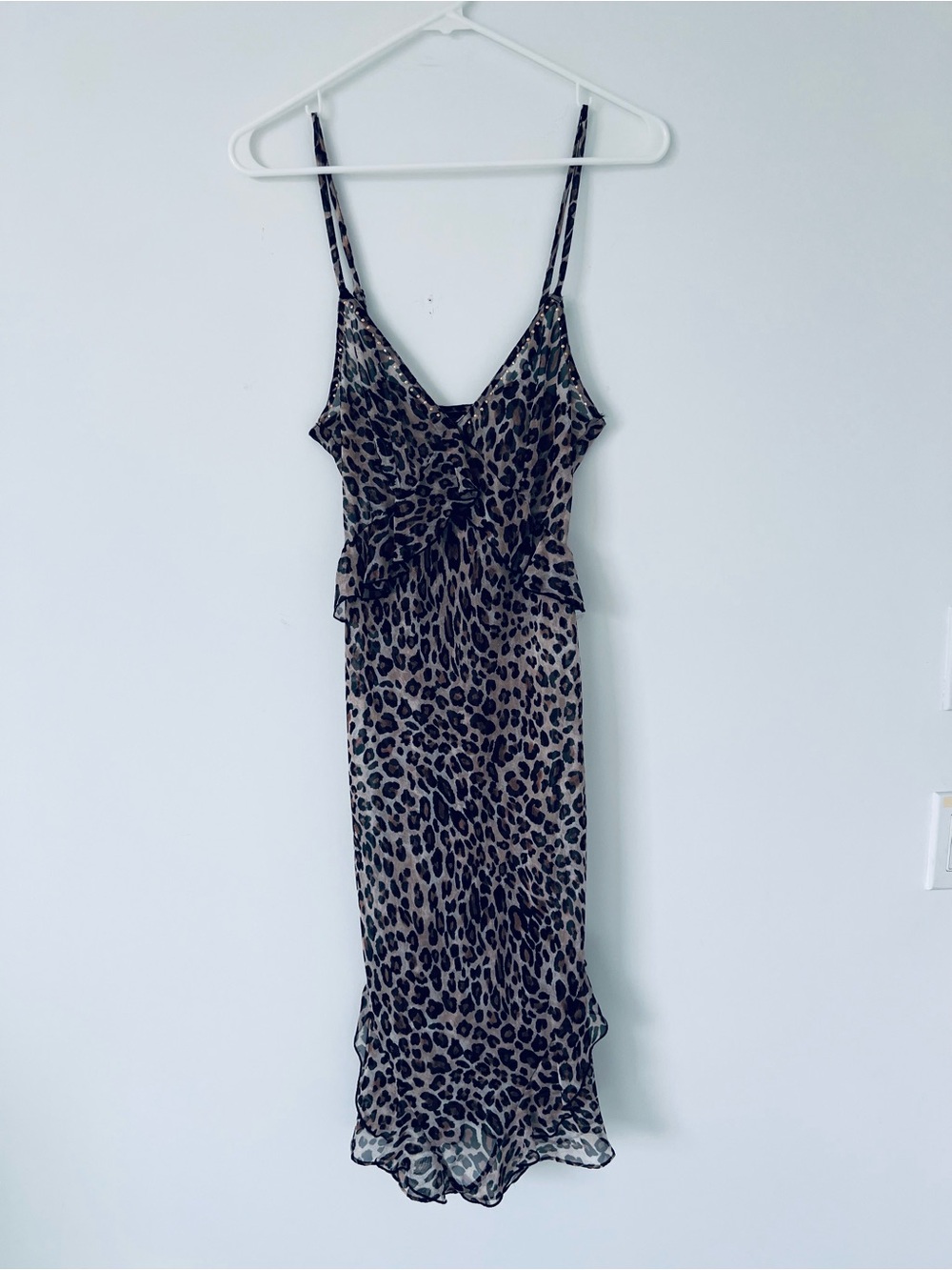 Victoria’s Secret Leopard Print Midi Dress – Size S